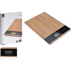 Bambusz konyhai mérleg (20x15 cm-es)