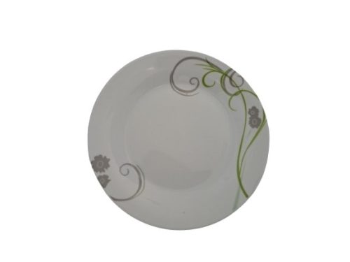 GRETA Kerek porcelán lapostányér (23 cm-es)