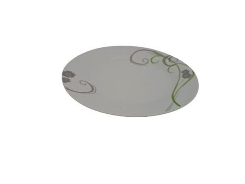 GRETA Kerek porcelán lapostányér (23 cm-es)