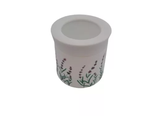 Opál fűszertartó fedővel levendula mintás (500 ml-es)