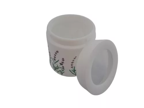 Opál fűszertartó fedővel levendula mintás (500 ml-es)