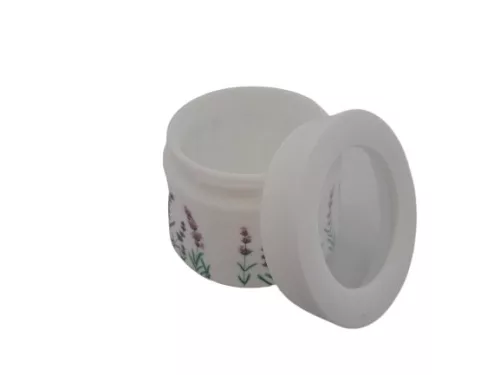 Opál fűszertartó fedővel levendula mintás (350 ml-es)