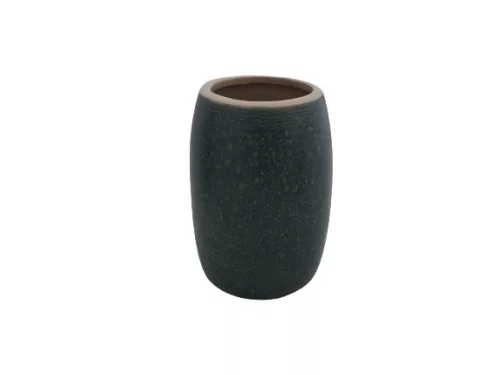 2 db-os STONEWARE szappanadagoló és fogkefe tartó szett (7x7x10,5 cm-es)