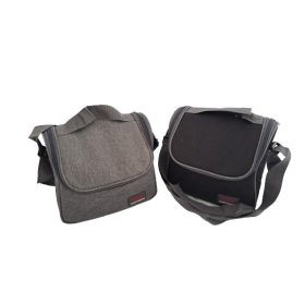 6 L-es hűtőtáska sötétszűrke színben (21x15x19 cm-es)