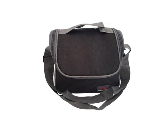 6 L-es hűtőtáska sötétszűrke színben (21x15x19 cm-es)