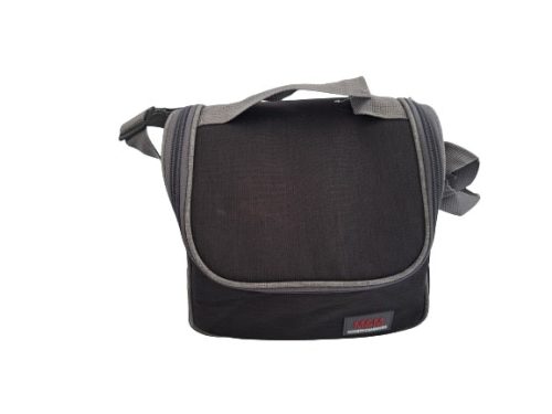 6 L-es hűtőtáska sötétszűrke színben (21x15x19 cm-es)