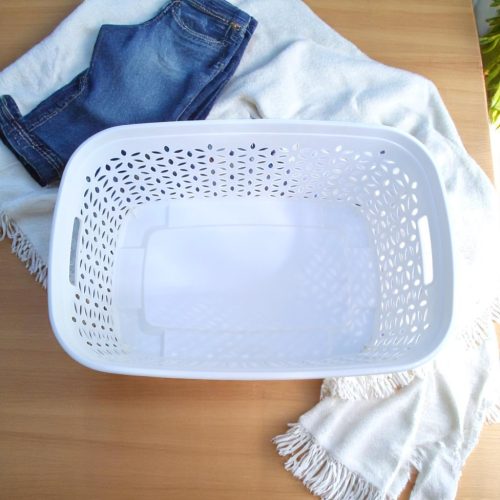 RUHÁSKOSÁR 38L 36X55X27CM FEHÉR E-572 