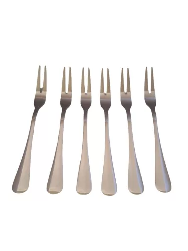 6 db-os rozsdamentes gyümölcsvilla készlet (13,8 cm-es)