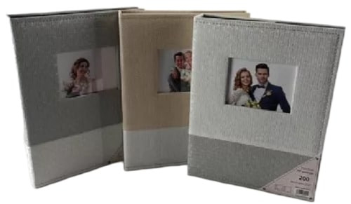 4 fajta 200 képes fotóalbum (23x4,5x30 cm-es)