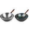 Tradícionális kínai wok 32cm, 1,3mm vas Perfect Home