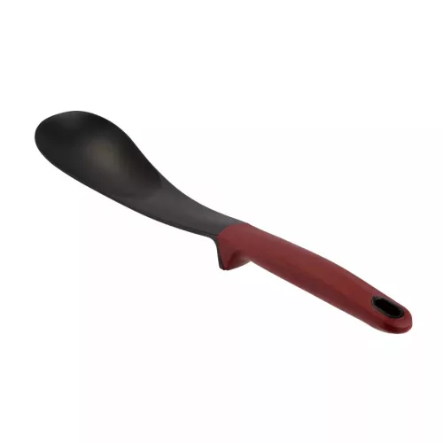 Tálalószett 6 részes + állvány bordó nyél, műanyag Perfect Home