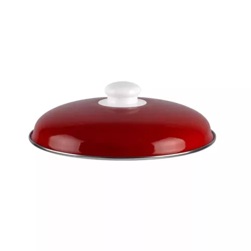 Perfect Home Fazék fedővel zománcozott 20cm 5,2l piros Perfect Home