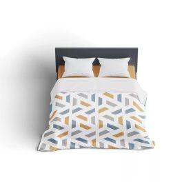 Microfiber Geometry mintás paplan 140x200 cm-es (400 g-os)