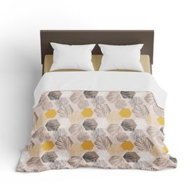 Microfiber Honey mintás paplan 140x200 cm-es (800 g-os)