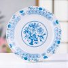  ONION 18 részes porcelán tányérkészlet - elegáns kék hagymás mintával