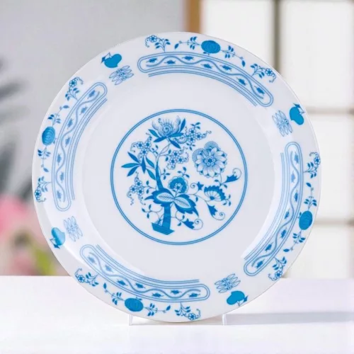  ONION 18 részes porcelán tányérkészlet - elegáns kék hagymás mintával