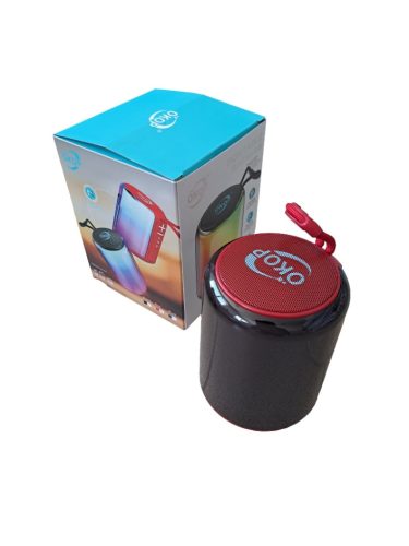 Hangszóró hordozható bluetooth (piros színben)