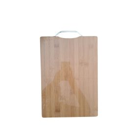 Bambusz vágódeszka fém füllel 240x340x17 mm