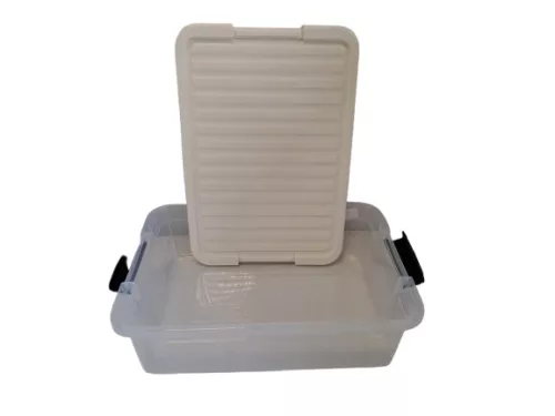 Fedeles Tároló doboz+tető 13 Literes fehér tetővel