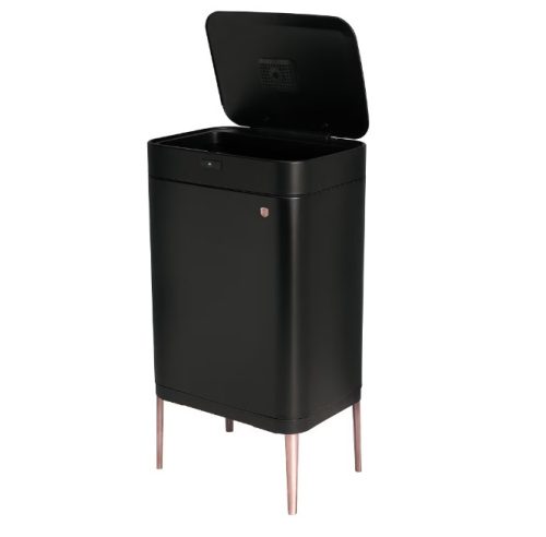 Szenzoros szemetes 60 L-es fekete színben (BH-9560)