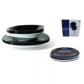 18 darabos Carine étkészlet (fehér mix)