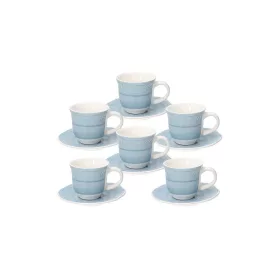 SHABBY AZZURRO kerámia mokkás készlet 9 cl (6 darab)