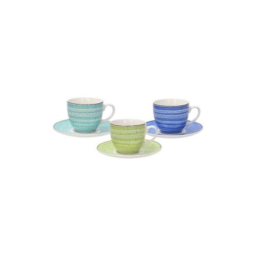 Tognana BAHAMAS Saint Tropez porcelán kávés készlet 22 cl (6 db) 