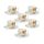 Tognana AUDREY IRIS porcelán teás készlet 20 cl (6 db) 