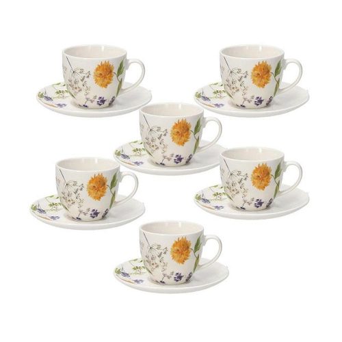 Tognana AUDREY IRIS porcelán teás készlet 20 cl (6 db) 