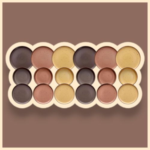 URBAN BRUGES kerámia étkészlet 18 db-os - barna színben