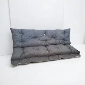 Hintaágy párna 130 cm 2 részes Szürke