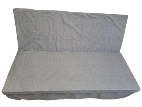 Hintaágy párnalap 170 cm 3 részes szürke színben