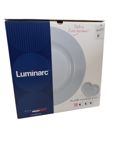 Luminarc Plumi Paradise Blue étkészlet