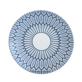 Desszertes tányér 20,5cm kék-fehér színben