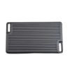 2 oldalas öntöttvas BBQ Grill lap 45x25cm
