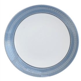 26cm-es Lapos tányér kék-fehér színben