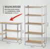 EASYMAXX MAGAS TEHERBÍRÁSÚ POLC, 5 FAPOLCCAL