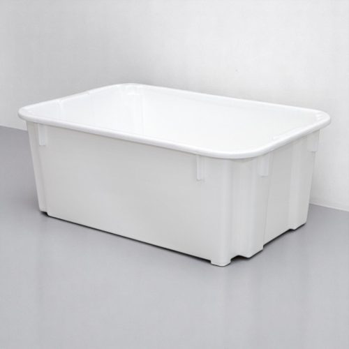 Húsos láda fehér 60x40x24cm