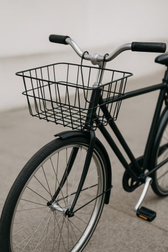 Kerékpárkosár fém 40x26x20cm