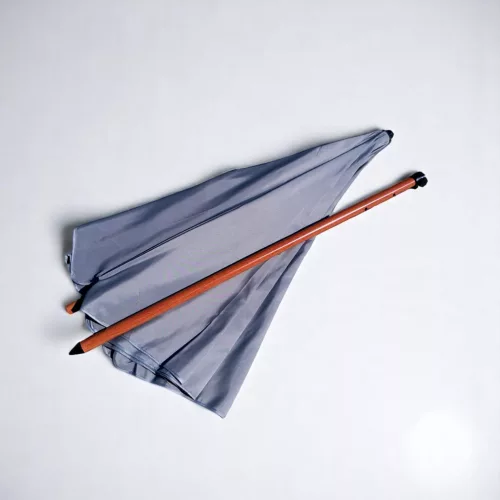 Kerti napernyő 220 cm sötétszürke színű