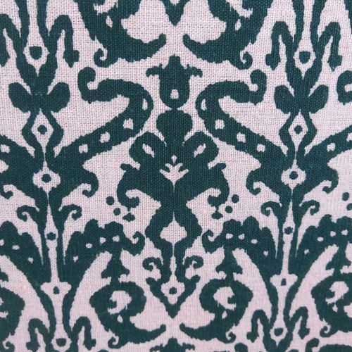 Szennyestartó mobil 40x30x50 cm sötétzöld mintás