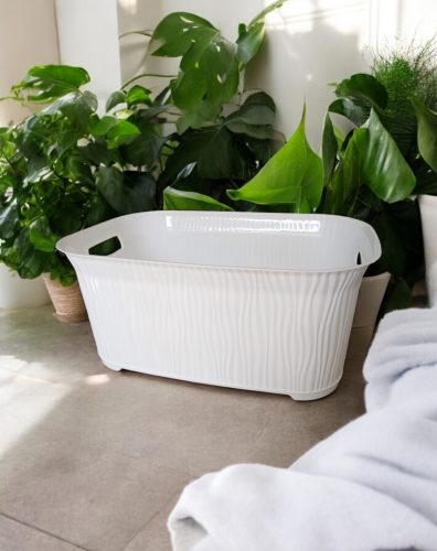 Ruhás kosár 25L 33,5X48,5X23 cm fehér