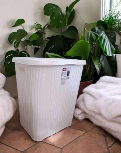 Szennyestartó 48L 40X43X49 cm fehér