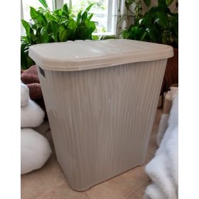Szennyestartó 48L 40X43X49 cm bézs