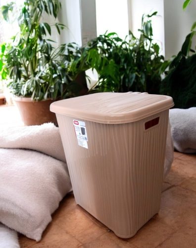 Szennyestartó 48L 40X43X49 cm bézs