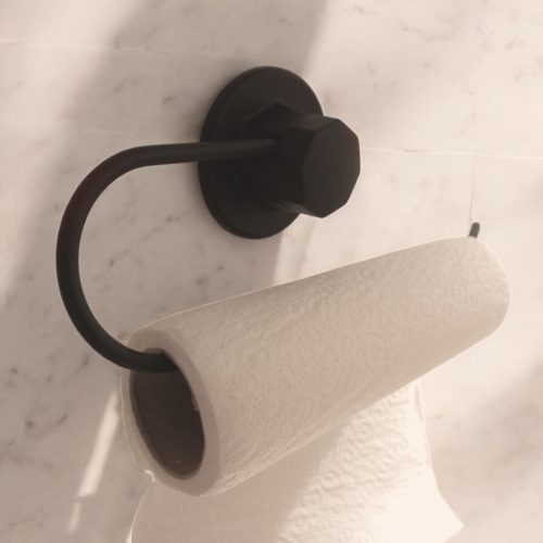 Papírtörlő tartó fekete