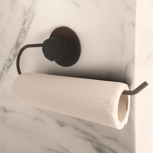 Papírtörlő tartó fekete