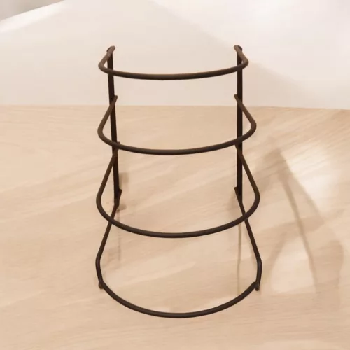 Serpenyőtartó fekete