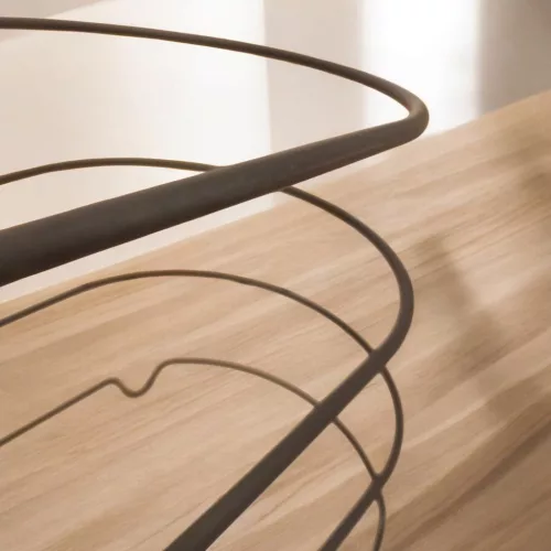 Serpenyőtartó fekete