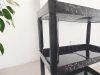 4 részes cipőtároló fekete